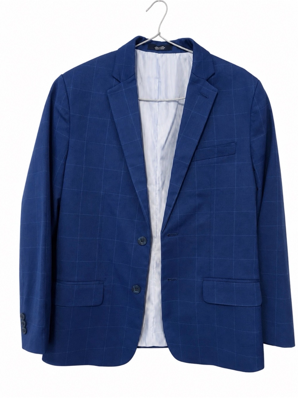 Boys Blue Windowpane Blazer for  11 to 12 year old